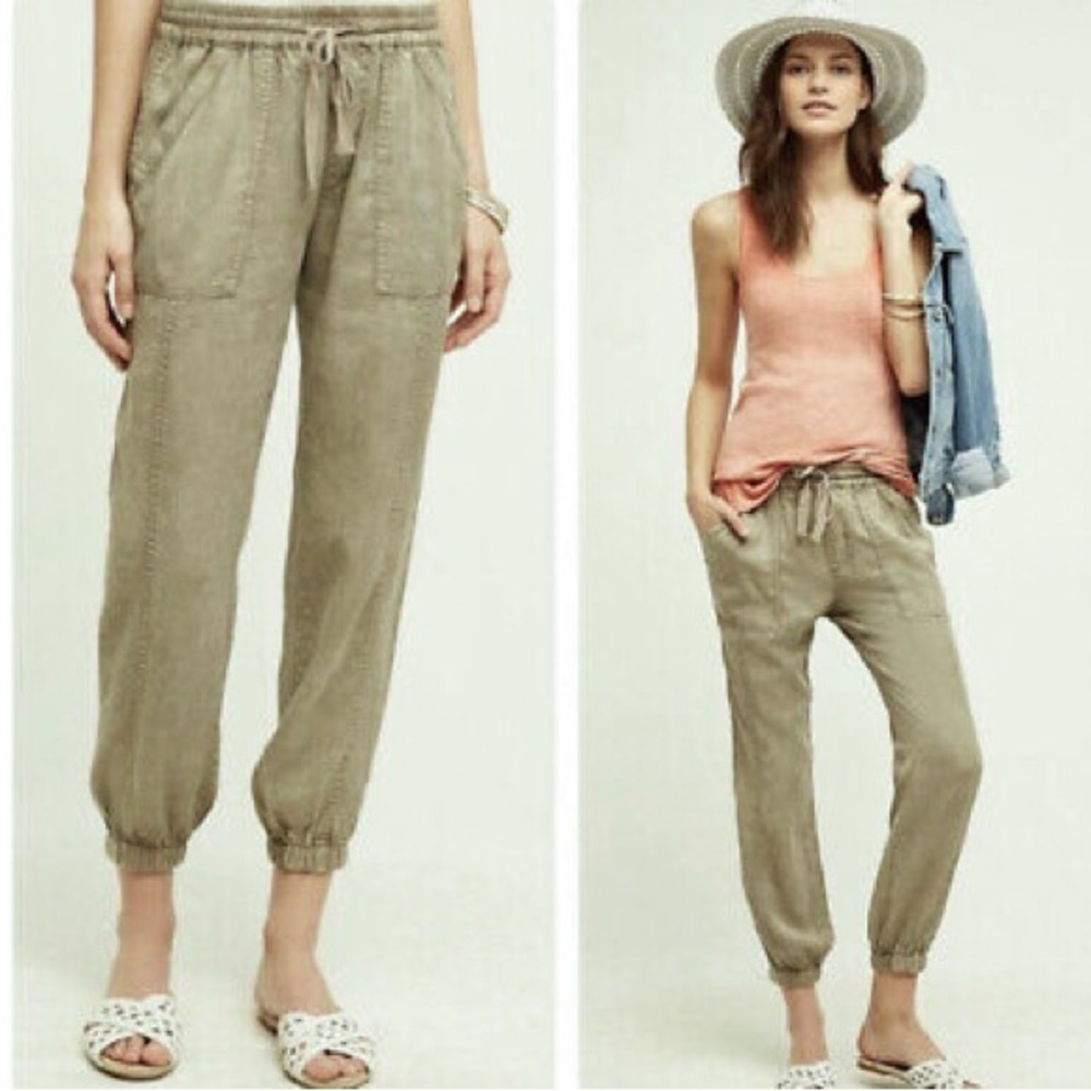 Anthropologie HEI HEI Olive Green Midland Jogger